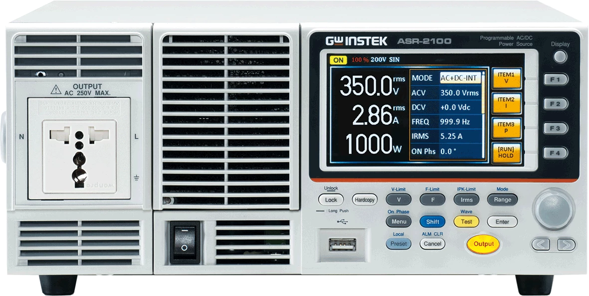 GW INSTEK ASR-2000 Series
